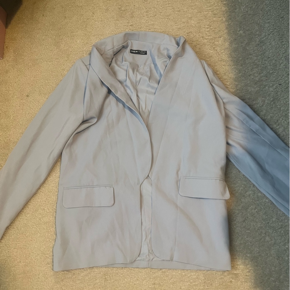 SHEIN Light Blue Women's Jacket